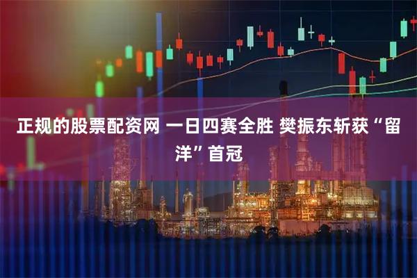 正规的股票配资网 一日四赛全胜 樊振东斩获“留洋”首冠